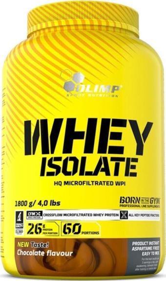 Olimp Pure Whey Protein Isolate 1800 Gr Çikolata Aromalı Protein Tozu Izole Kas Geliştirici