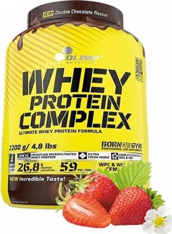 Olimp Whey komplex Protein Çilek Aromalı Protein Tozu Kas Geliştirici 1800gr