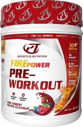 Powertech FirePower Pre-Workout 390 Gr Kırmızı Orman Meyve Aromalı