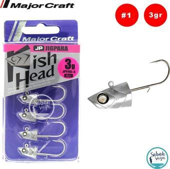 Major Craft Jigpara Fish Head JPFHD-3gr #1 (4 Adet)