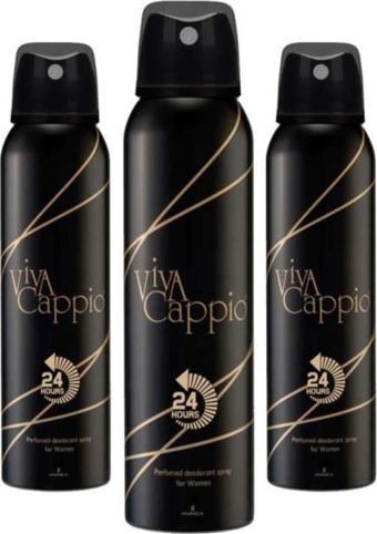 Viva Cappio Bayan Deodorant 150ml 3 Adet