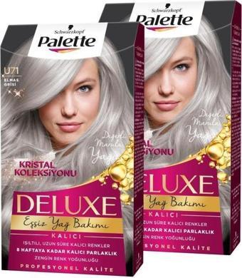 Palette Deluxe U71 Elmas Grisi Saç Boyası 2 Adet