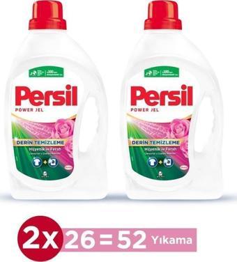 Persil Sıvı Çamaşır Deterjanı 2 x 1690ml (52 Yıkama) Gülün Büyüsü