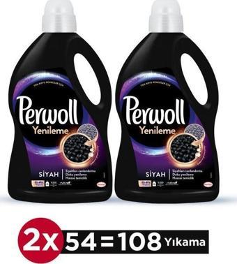 Perwoll Siyah Hassas Bakım Sıvı Çamaşır Deterjanı 2'li Set ( 2x2,97L)