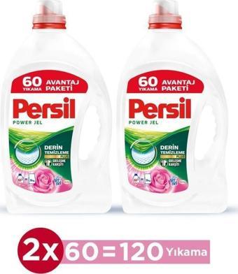 Persil Jel Gül 2'li Set Deterjan (120 Yıkama) 3900 ml