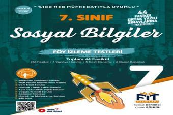 Fit Yayınları 7. SINIF SOSYAL BİLGİLER FÖY İZLEME TESTLERİ - Fit Yayınları