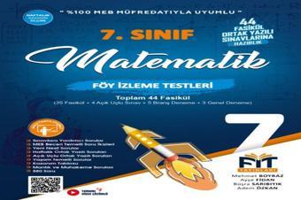 Fit Yayınları 7. SINIF MATEMATİK FÖY İZLEME TESTLERİ - Fit Yayınları