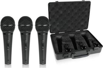 BEHRINGER ULTRAVOICE XM1800S 3lü Dinamik Kardioid Mikrofon Seti