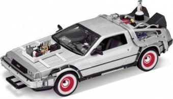 Karsan Welly Geleceğe Dönüş Seri 3 Metal Model Araba Efsane Delorean 1:24 Ölçek