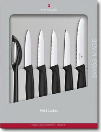 Victorinox VT 6.7113.6G  Swıss Classıc  Set 6 Parça Kutuda Siyah