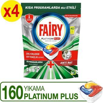 Fairy Platinum Plus Bulaşık Makinesi Deterjanı Tableti / Kapsülü 160 Yıkama