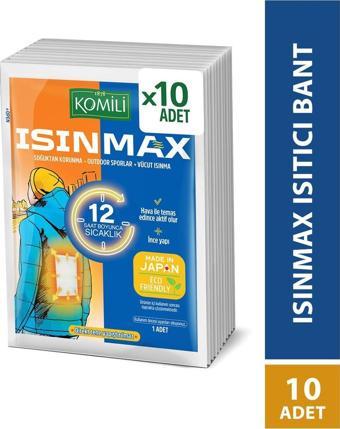 Komili Isınmax Vücut Isıtıcı Bant - 12 Saat Etkili - 10'lu Paket