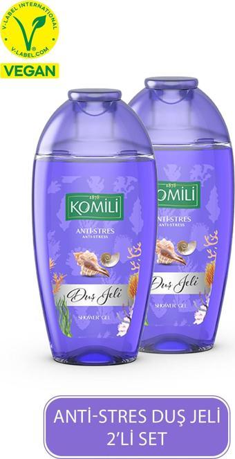 Komili Anti-Stres Vegan Seyahat Boy Duş Jeli - Egzotik Koku - 2 X 200 ML