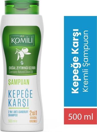 Komili Kepek Karşıtı 2'si 1 Arada Kremli Vegan Şampuan - 500 ML