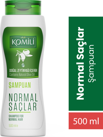 Komili Normal Saçlar İçin Vegan Temel Bakım Şampuanı - 500 ML