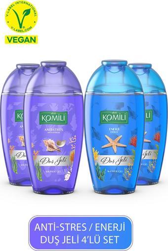 Komili Seyahat Boy Duş Jeli Tanışma Paketi 4'lü Set - 4 X 200ML