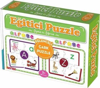 Diytoy Eğitici Çark Puzzle Alfabe