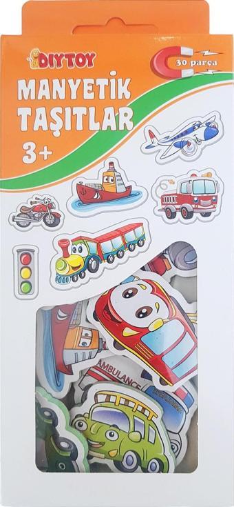 Diytoy Manyetik Taşıtlar Eğitici Oyuncak Magnet