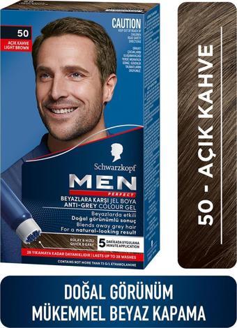 Schwarzkopf Men Perfect Jel Saç Boyası 50 - Açık Kahve