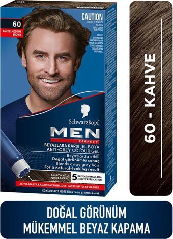 Schwarzkopf Men Perfect Jel Saç Boyası 60 - Kahve