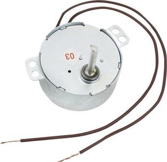 POWERMASTER 220V 15R/MIT DC ŞÖMİNE MOTORU [motor saplaması 3,9 mm]