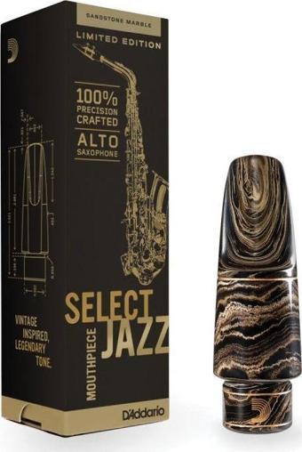 D\'Addario Woodwinds Select Jazz D6M Marble Alto Saksafon Beki