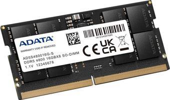 A-Data 16GB DDR5 4800Mhz SODIMM PREMIER AD5S480016G-S Notebook Ram