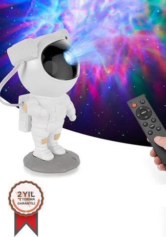 LW-6 Astronot LED Galaxy Projektör Uzaktan Kumandalı ve Zamanlayıcılı