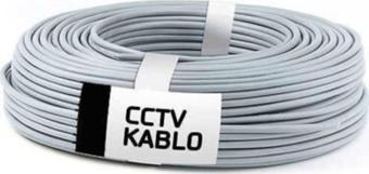 Ncp 25 Metre Ahd Ve Analog Kamera Kablosu Cctv 2+1