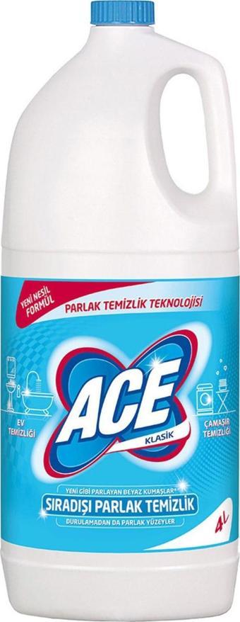 Ace Çamaşır Suyu Klasik 4 lt