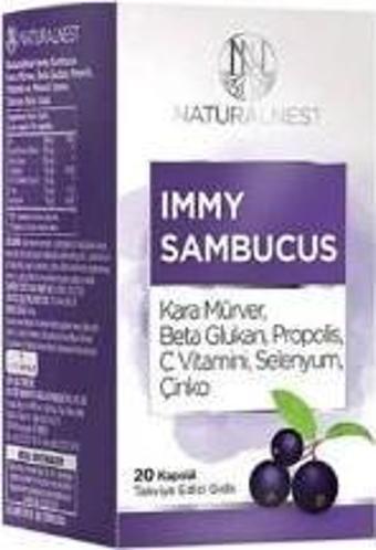 Naturalnest Immy Sambucus 20 Kapsül