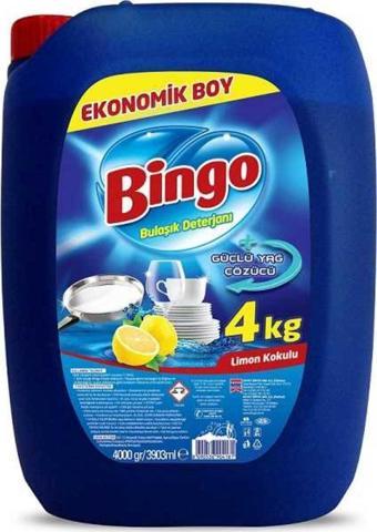 Bingo Elde Sıvı Bulaşık Deterjanı 4 kg