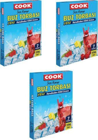 Cook Buz Torbası 7 torba x 3 adet