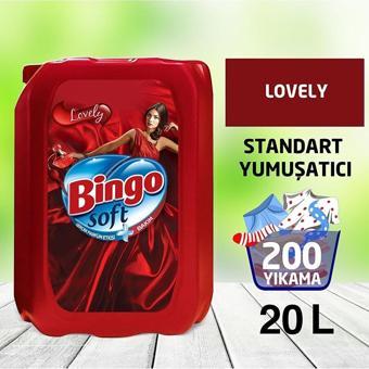 Bingo Soft Yumuşatıcı Lovely 5 Lt X 4 Adet