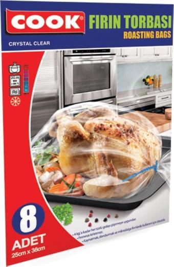 Cook Fırın Torbası Standart Boy 25x38