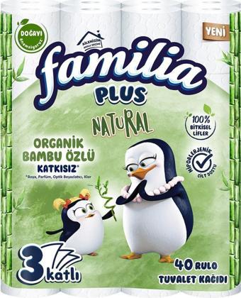 Familia Plus Natural Tuvalet Kağıdı 40'lı