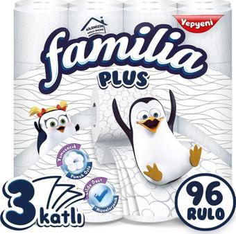 Familia Plus Tuvalet Kağıdı Jumbo Paket 96 Rulo