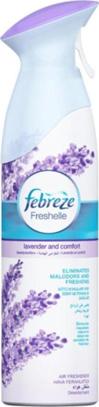 Febreze Hava Ferahlatıcı Sprey 300 ml Oda kokusu Lavanta Konforu