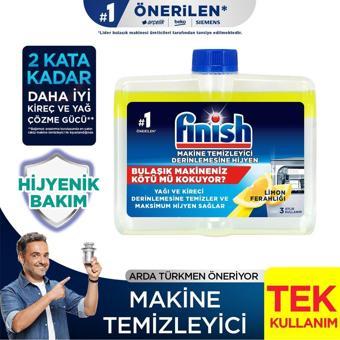 Finish Bulaşık Makinesi Temizleyici Sıvı 250 ml Limon