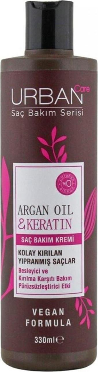 Urban Care Argan Oil & Keratin Saç Bakım Kremi 330 Ml
