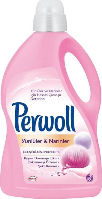 Perwoll Sıvı Çamaşır Deterjanı Hassas Bakım 3 lt