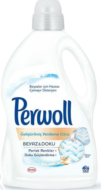 Perwoll Sıvı Çamaşır Deterjanı Yenilenen Beyazlar 3 lt