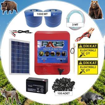 Pars Elektrikli Çit Ayı-Domuz Kovucu Eco Set 1000