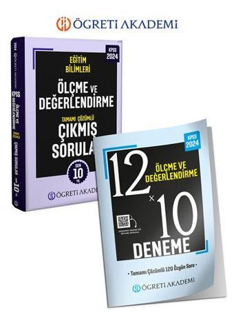 Pegem Akademi Yayıncılık Öğreti Akademi 2024 Eğitim Bilimleri Ölçme ve Değerlendirme Deneme+Çıkmış Sorular Seti - Pegem Akademi Yayıncılık