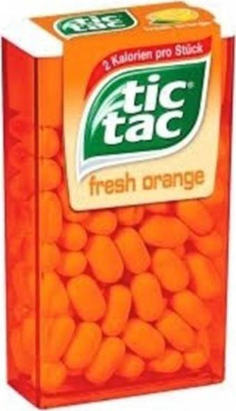 Tic Tac Orange Portakallı Şeker Aromalı Şekerleme 18 gr