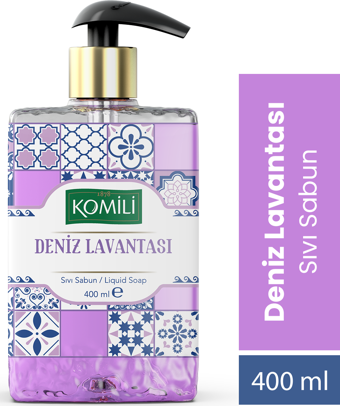 Komili Premium Deniz Lavantası Sıvı Sabun - Lavanta Kokulu - 400 ML