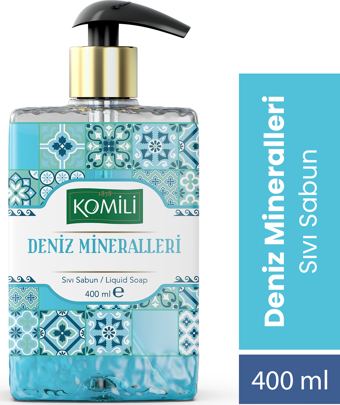 Komili Premium Deniz Mineralleri Sıvı Sabun - Ferah Kokulu - 400 ML