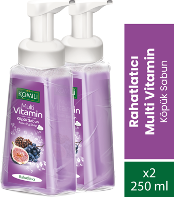 Komili Rahatlatıcı Köpük Sabun Multi Vitamin  250 ML + 250 ML