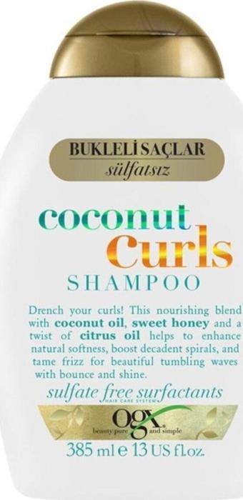 Ogx Bukleli Saçlar İçin Nemlendirici Coconut Curls Şampuan 385 Ml