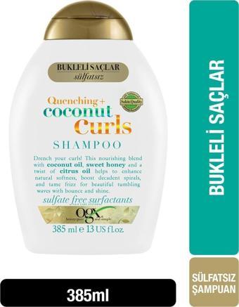 Ogx Bukleli Saçlar Için Nemlendirici Coconut Curls Sülfatsız Şampuan 385 Ml